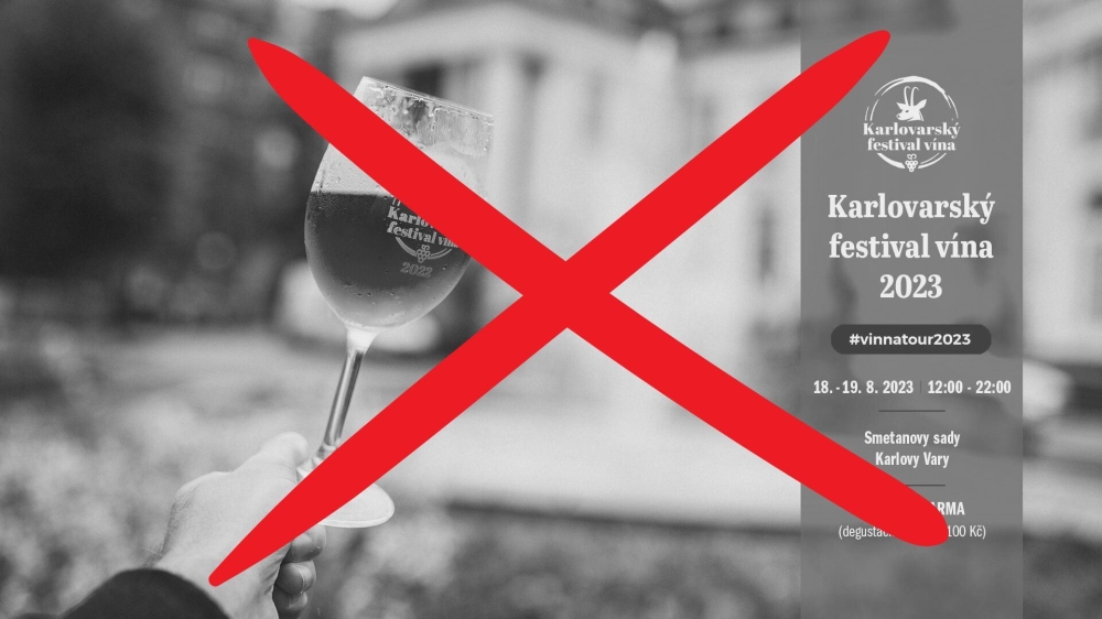 Karlovarský festival vína 2023 zrušen